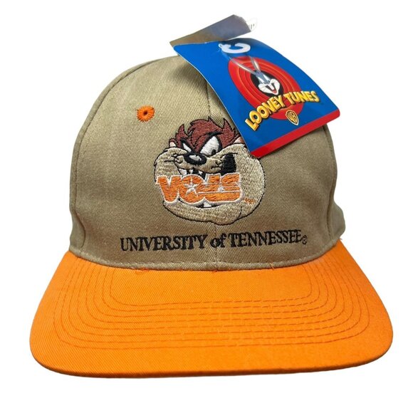University of Tennessee Taz Looney Tunes Vintage Snapback Hat NWT Deadstock 1997 - Picture 1 of 14